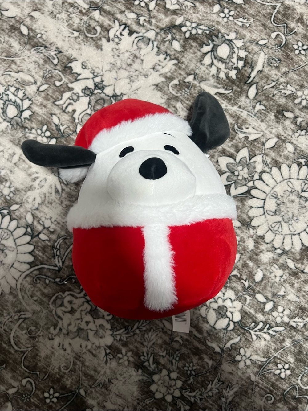 Plush snoopy Holiday Dog Santa Décor - Red and White squishmallow